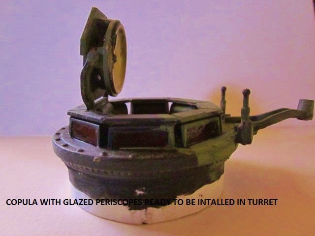 The arms that go out to the 50 cal pintle must be slightly bent up at copula and down to level at pintle like the real one is