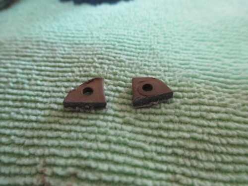 Used a razor saw to remove these from the front of the lower
