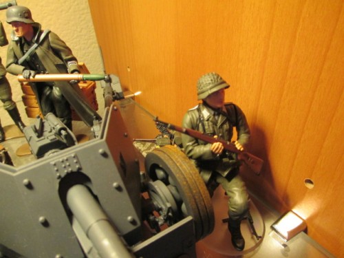 In place and ready to battle