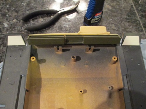 These braces were created from two pieces of styrene glued together then cut to shape.  50 or 60 strokes of a medium file thinned them down to proper  (HL scale ) thickness