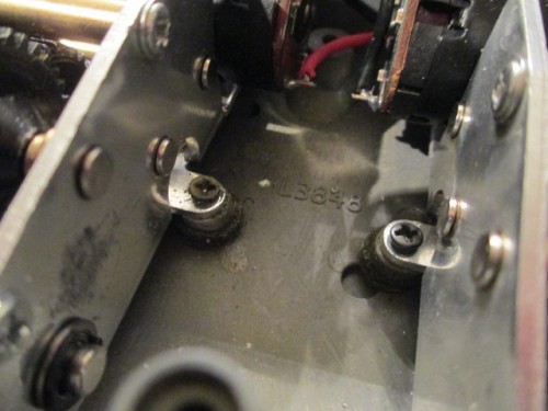 Soft bushing and a screw for each gearbox