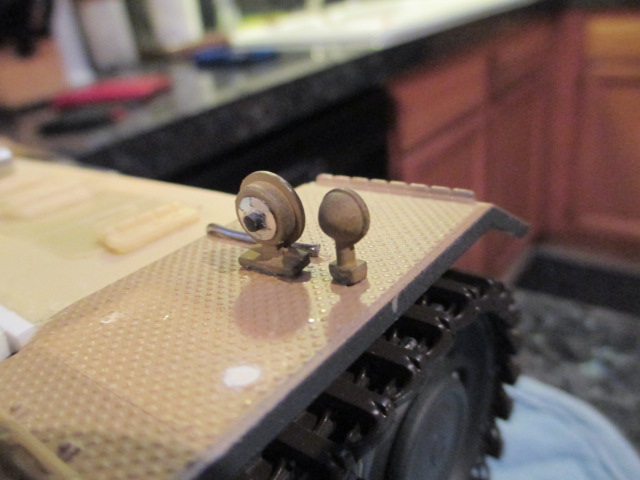 A little extra detail work to jazz up the HL style siren in the back...