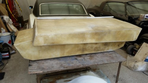 Base Hull mould (before cutting the top off)