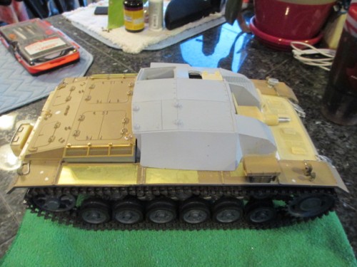 All the metal and detail are bringing it to life.