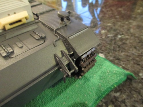 Front details painted
