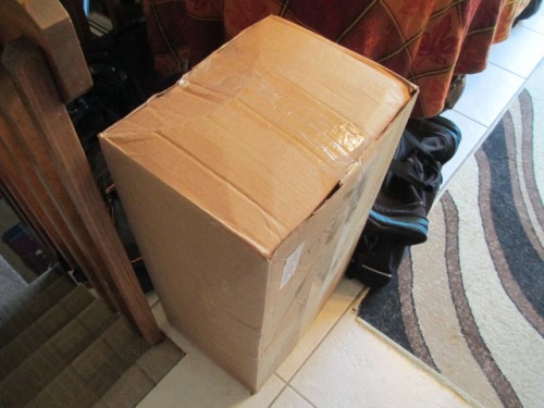 A huge box from far away....