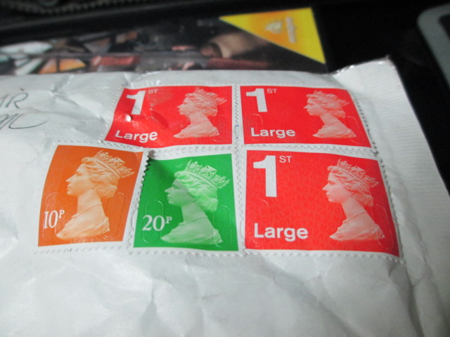 Beautiful stamps from England