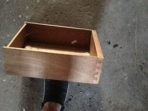 the drawer that supplied the plywood