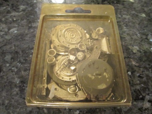 Solid white metal add ons.