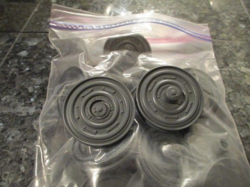Included late war steel road wheels.