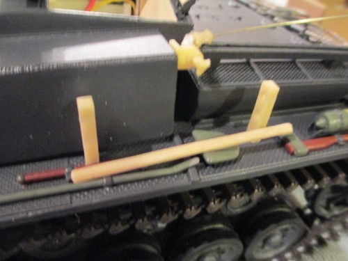 Eyeball placement of the uprights using the shortest rod to measure by