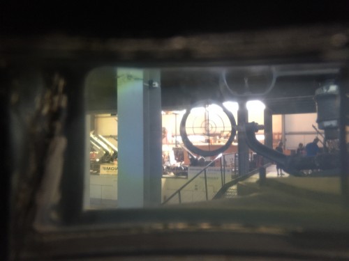 Gunner's view from the APC.