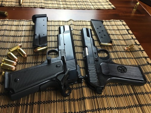 Colt (Browning) 1911 and Tokarev TT-33