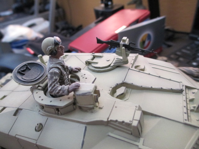 Turret top closeup