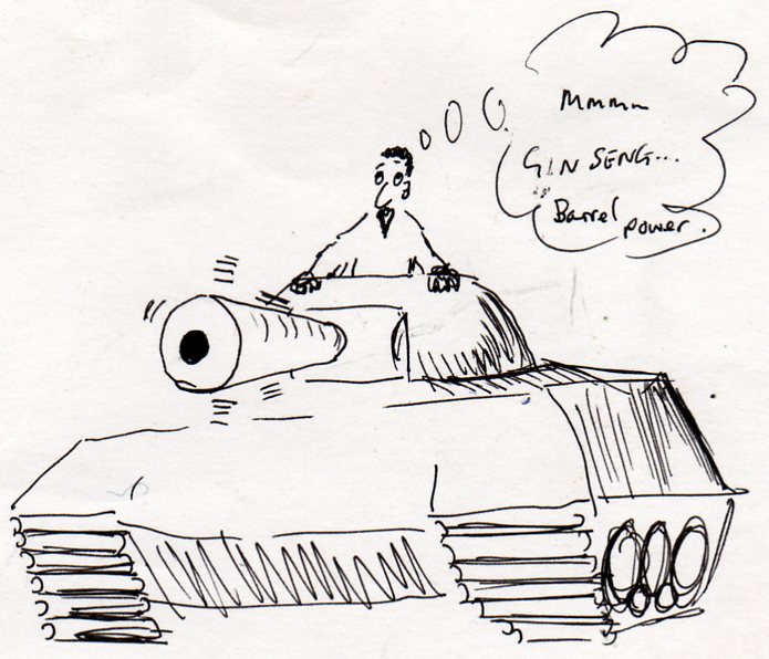Self-Portrait with vague tank