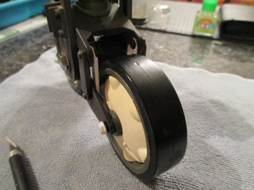 Finishing touches on the bogie detailing now onto paint.