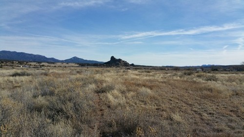 Looking west towards the Wet Mountains and Gardner Butte