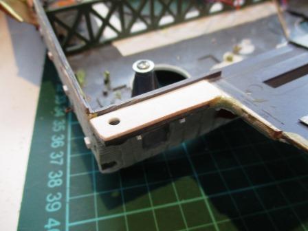 To increase the hull corner to scale thickness plastic strip was glued underneath and then sanded to shape.jpg