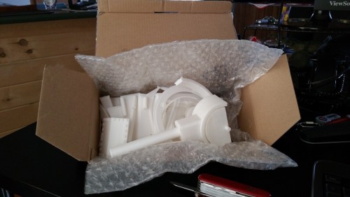 I can already see that this kit is much cleaner than a resin cast one might be...
