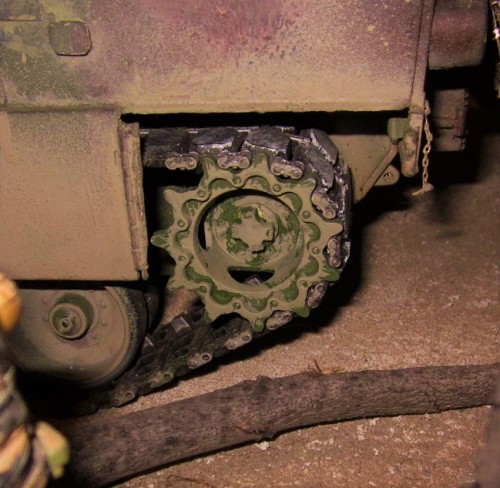 New scalloped rear drive sprocket