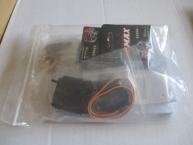 boxed servos and instructions