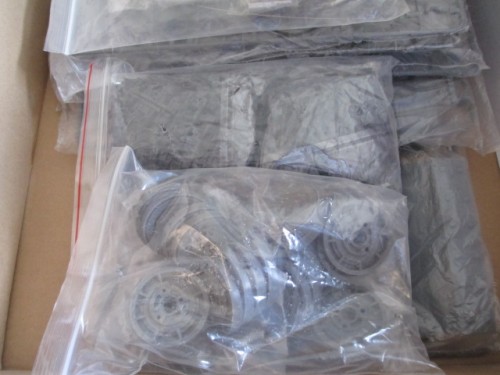 Road wheels and track sections
