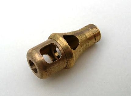 Brass early muzzle brake for the Tiger 1.jpg