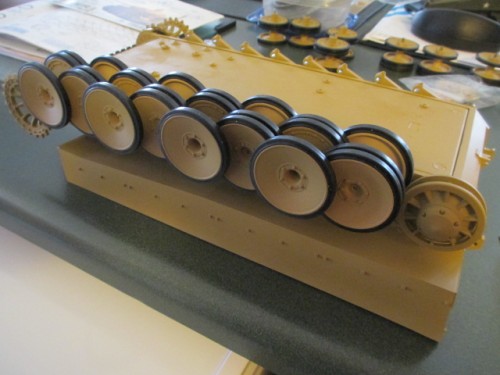 One side completed.  The Henntec adjuster for the Idlers will be handy.