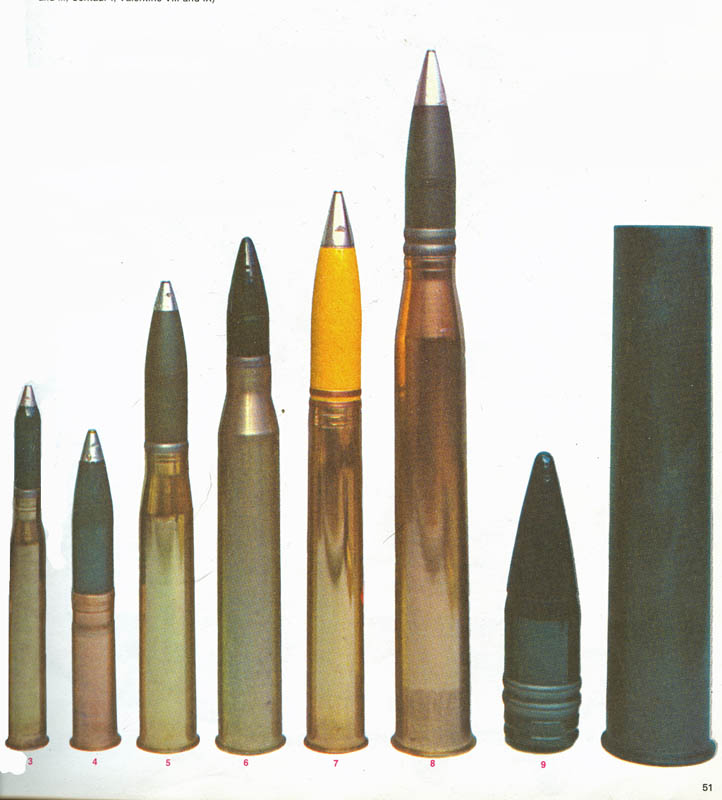 Dimensions for 88mm PAK43 shell.