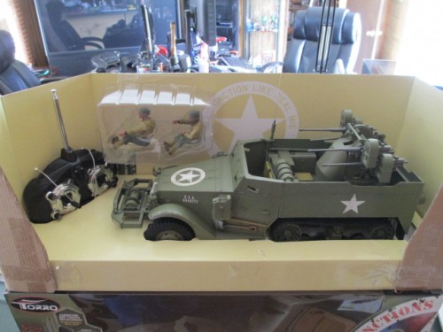 This machine was taken out and tested by Bob from RC Tank Command before he shipped it to me