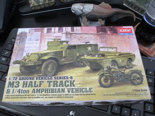 Academy M3 Halftrack plus a couple of extras
