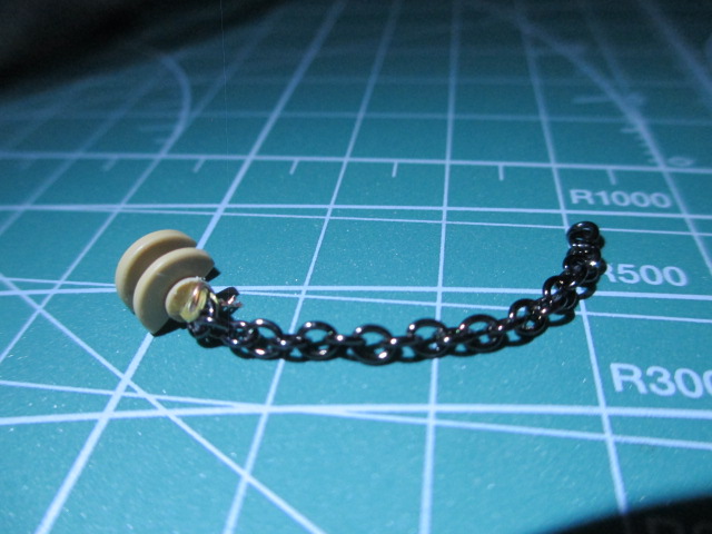 Chain for the Tow Pintle wired into place