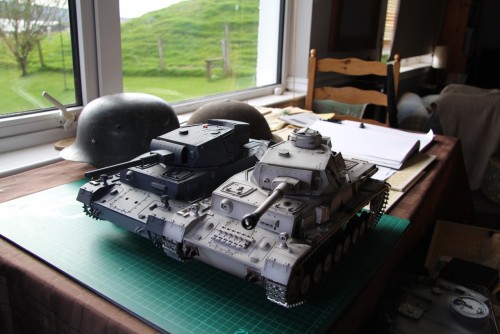 Front glacis in alignment