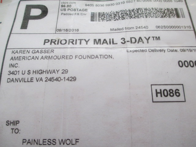 Mail from the AAF