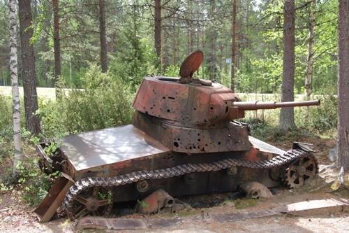 Rotting T-26 from Winter War