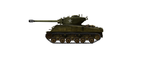 The M4A3E8 Jumbo, just a hybrid of the Jumbo with HVSS suspension and a 105mm high velocity gun taken off of a M51 super sherman