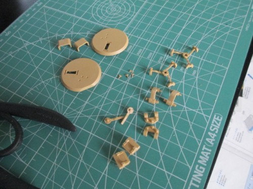 Tamiya parts for Driver and Loader hatches