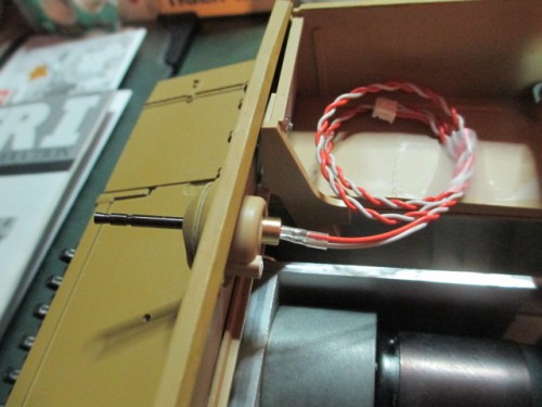 RC Manual assembly and mount of the bow MG-34