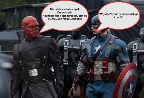 Red Skull rant after track incident..