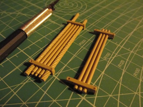 Tamiya cleaning rod segment.  Still needs a little cleanup