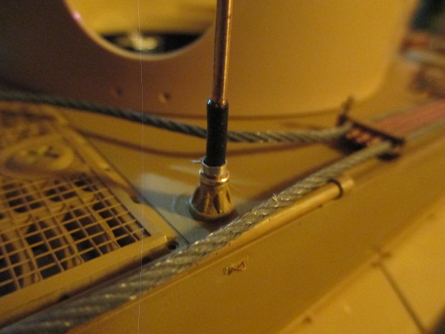 Close up of the mount