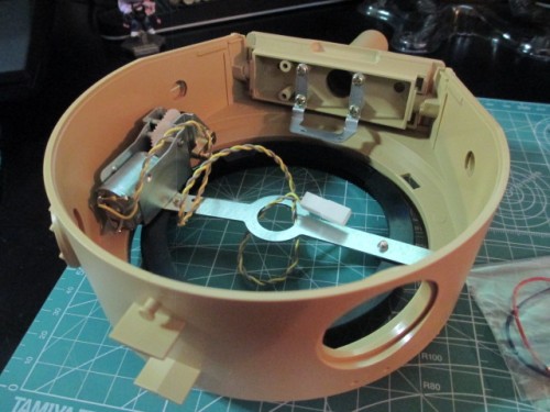Steps complete and components assembled and sitting in place