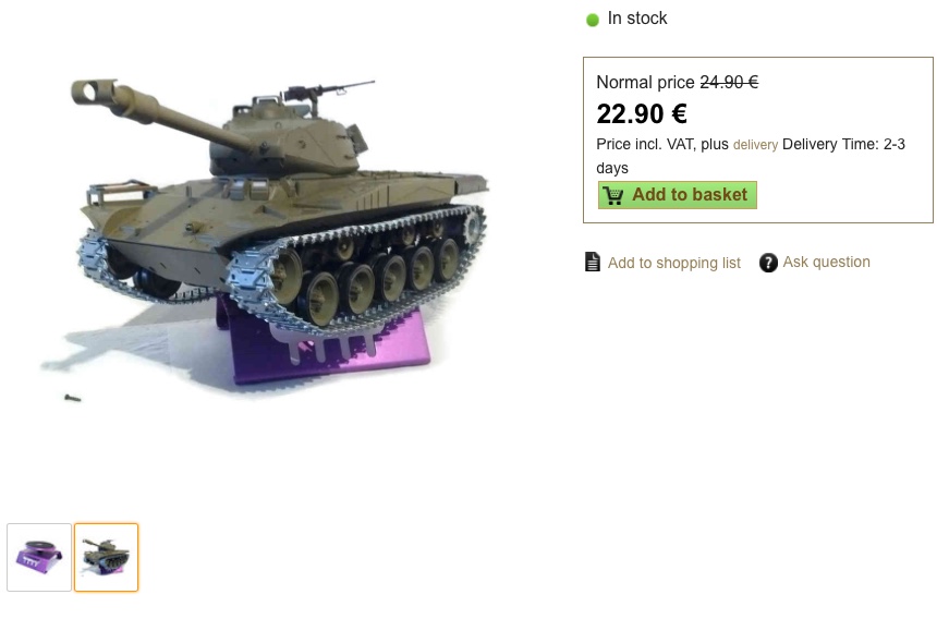 If it's c**p for tanks it can always be used for cakes