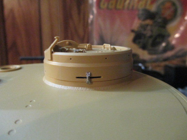 Checking fitment with rings installed