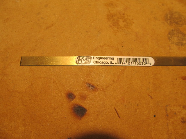 Brass stock for front track hangers