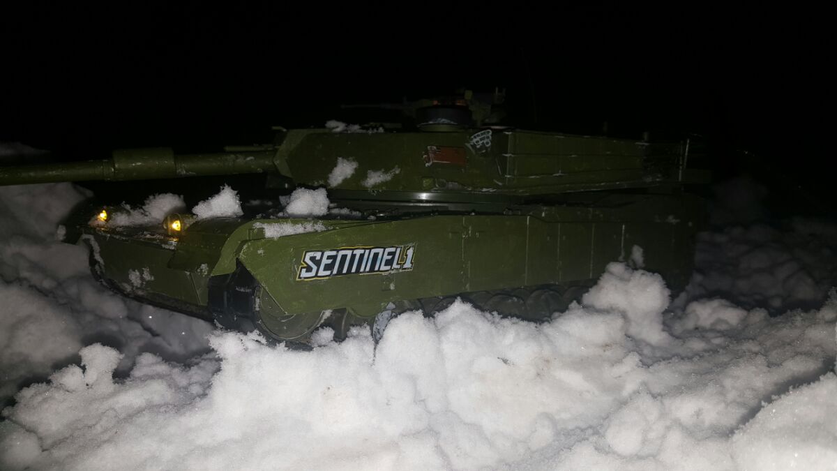 The M1a1 in the snow
