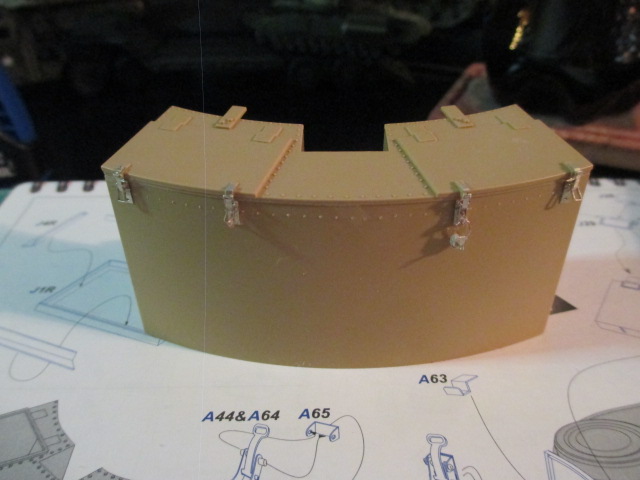 ABER fiddly work done with four mounts and two hasps and one lock and key