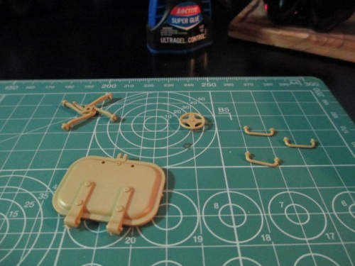 Basic Tamiya parts are already well detailed.