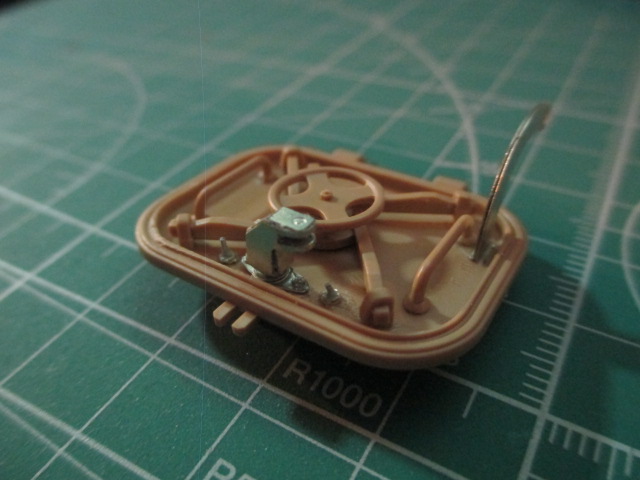 In progress with the ABER hatch stay and key lock interior detail added.