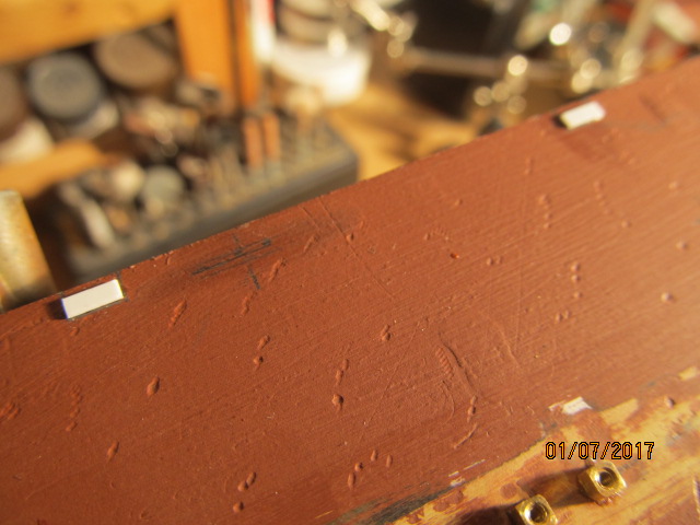 Got tabs in place, I will add wire loops later.